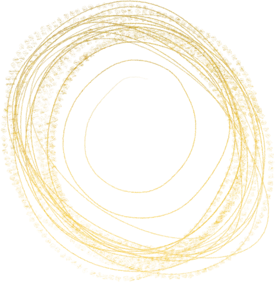 Gold Circle Lines